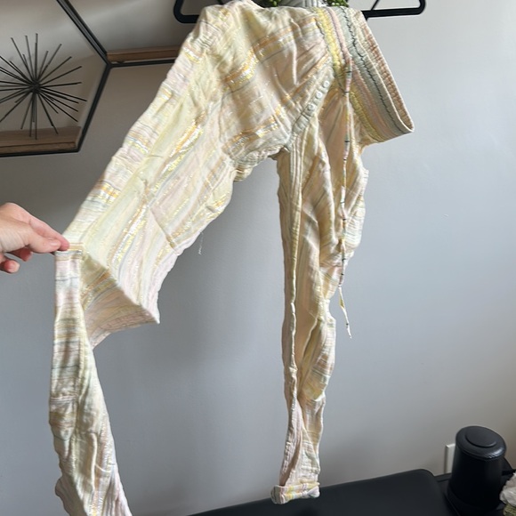 Ace & jig drawstring cotton gauze trousers - Picture 3 of 9